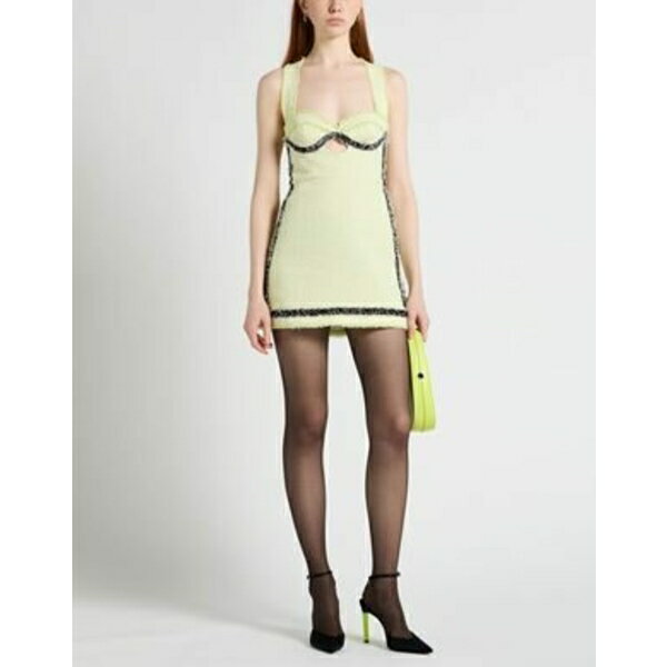 【送料無料】 エムエスジイエム レディース ワンピース トップス Mini dresses Green