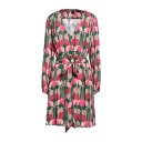 【送料無料】 ピンコ レディース ワンピース トップス Mini dresses Green(4)