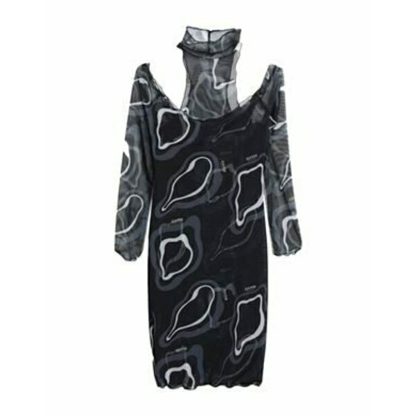 【送料無料】 ジュルファー レディース ワンピース トップス Mini dresses Black