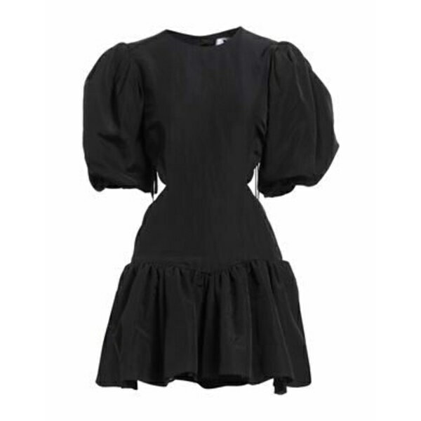 【送料無料】 エムエスジイエム レディース ワンピース トップス Mini dresses Black