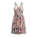 【送料無料】 エトロ レディース ワンピース トップス Mini dresses Pink
