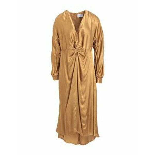 【送料無料】 クローゼット レディース ワンピース トップス Midi dresses Yellow