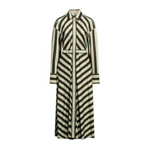 【送料無料】 エムエスジイエム レディース ワンピース トップス Midi dresses Brown 【送料無料】 エムエスジイエム レディース ワンピース トップス Midi dresses Brown