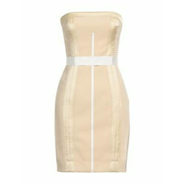 【送料無料】 モスキーノ レディース ワンピース トップス Mini dresses Beige