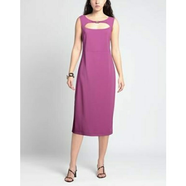 【送料無料】 パトリツィア ペペ レディース ワンピース トップス Midi dresses Purple