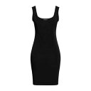 【送料無料】 アンゲラメレミラノ レディース ワンピース トップス Mini dresses Black
