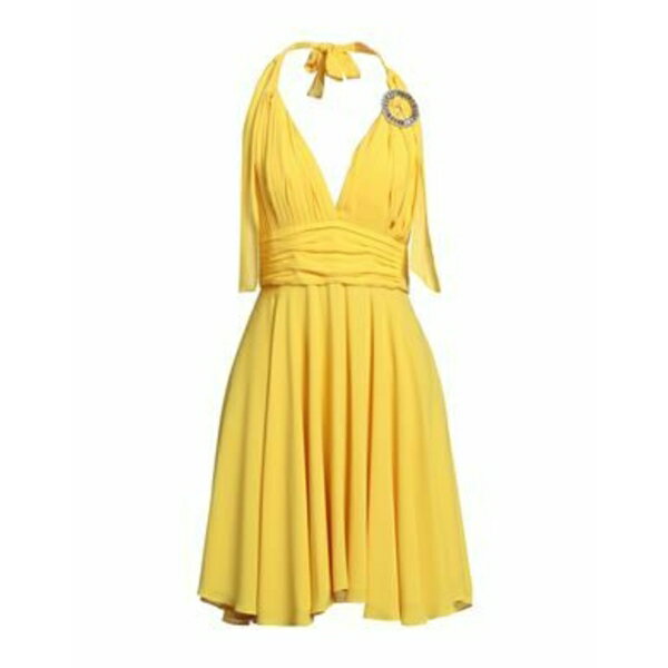 【送料無料】 ハニタ レディース ワンピース トップス Mini dresses Yellow