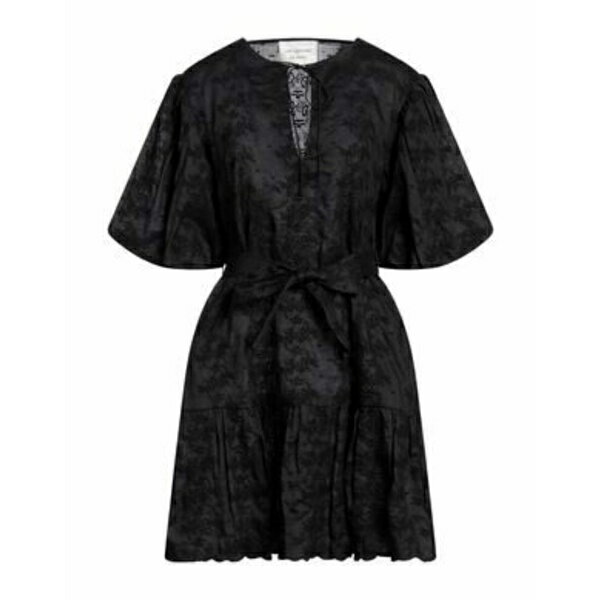 【送料無料】 レ・コヨーテ・ドゥ・パリ レディース ワンピース トップス Mini dresses Black