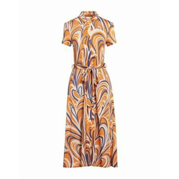 【送料無料】 シユ レディース ワンピース トップス Midi dresses Orange