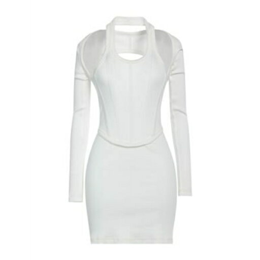 【送料無料】 ディオンリー レディース ワンピース トップス Mini dresses White 【送料無料】 ディオンリー レディース ワンピース トップス Mini dresses White