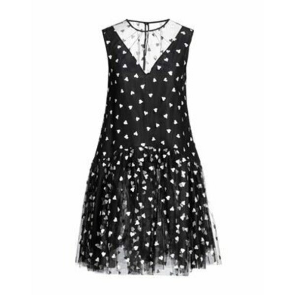 【送料無料】 エムエスジイエム レディース ワンピース トップス Mini dresses Black