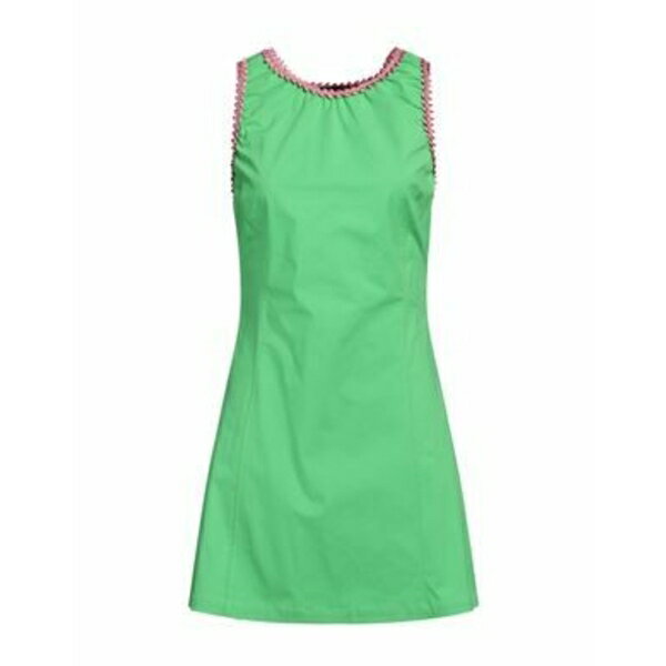 【送料無料】 モスキーノ レディース ワンピース トップス Mini dresses Green