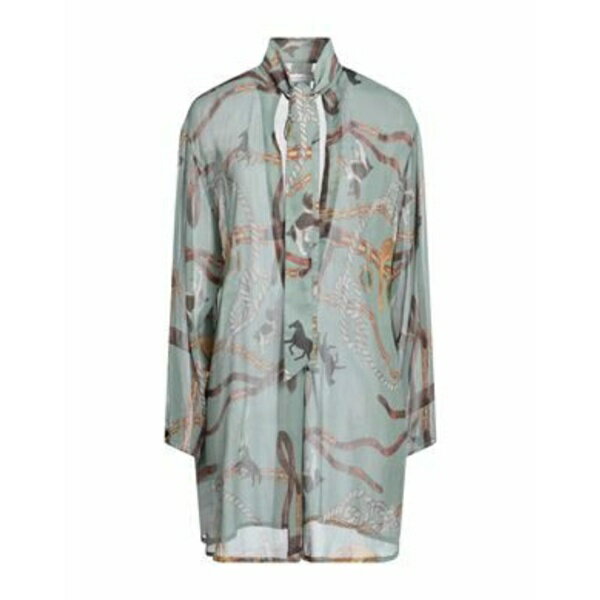 【送料無料】 サックス・ポッツ レディース ワンピース トップス Mini dresses Green