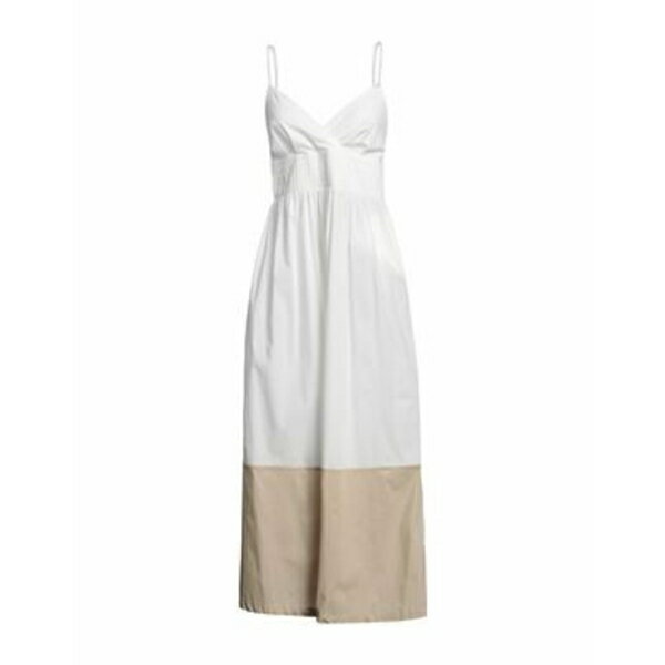 【送料無料】 アルファス テューディオ レディース ワンピース トップス Midi dresses White