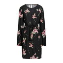 【送料無料】 ツインセット レディース ワンピース トップス Mini dresses Black
