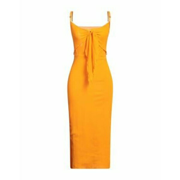 【送料無料】 ジャンパトゥ レディース ワンピース トップス Midi dresses Orange