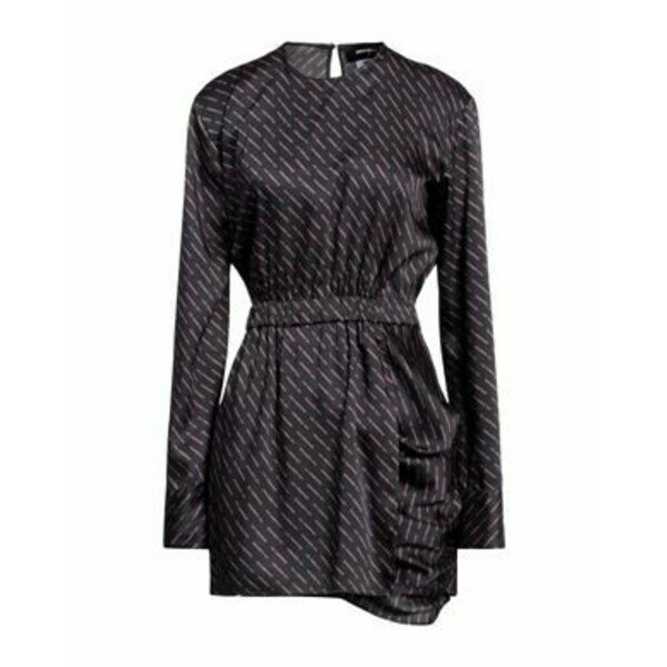 【送料無料】 ディースクエアード レディース ワンピース トップス Mini dresses Black