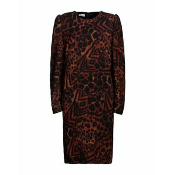 【送料無料】 ドリス・ヴァン・ノッテン レディース ワンピース トップス Midi dresses Brown