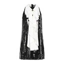 【送料無料】 バルマン レディース ワンピース トップス Mini dresses Black
