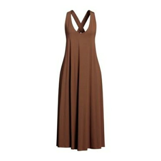 【送料無料】 モア バイ システス レディース ワンピース トップス Midi dresses Brown 【送料無料】 モア バイ システス レディース ワンピース トップス Midi dresses Brown