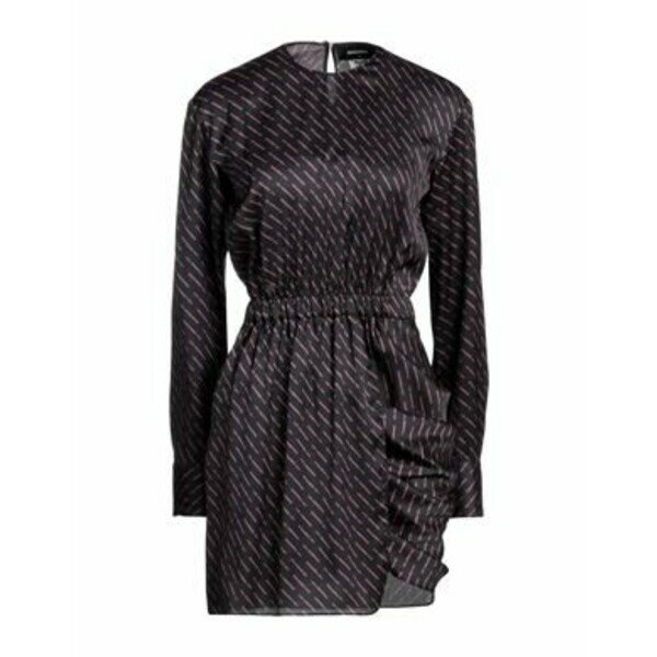 【送料無料】 ディースクエアード レディース ワンピース トップス Mini dresses Black