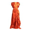 【送料無料】 バルマン レディース ワンピース トップス Maxi dresses Orange