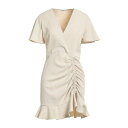 SANDRO Th s[X gbvX fB[X Short dresses Beige