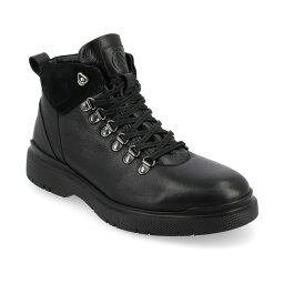 トーマス アンド バイン メンズ ブーツ シューズ Men's Sherman Water Resistant Tru Comfort Foam Plain Toe Ankle Boots Black