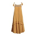 【送料無料】 ヴェルヴェットバイグラハムスペンサー レディース ワンピース トップス Midi dresses Mustard