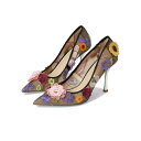 ブルーバイベトシージョンソン レディース ヒール シューズ Aimey Black Floral(4)
