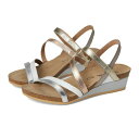 ナオト レディース ヒール シューズ Hero Soft Silver Leather/White/Gold Leather Combination(4)