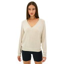 スピリッツフィフティファイブ レディース パーカー・スウェットシャツ アウター Bennie Fleece V-neck Sweatshirt Heather ...