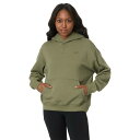 ニューバランス レディース パーカー・スウェットシャツ アウター Athletics French Terry Hoodie Dark Olivine
