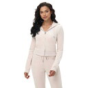 ジューシークチュール レディース パーカー・スウェットシャツ アウター Luxe Velour Juicy Hoodie with Back Bling Cry...