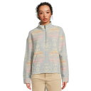 ペンドルトン レディース パーカー・スウェットシャツ アウター Half Zip Chamois Pullover Blue Agate Beach