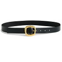 メイドウェル レディース ベルト アクセサリー Puffy Buckle Belt True Black