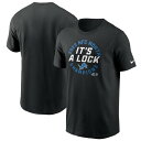 ナイキ メンズ Tシャツ トップス Detroit Lions Nike 2023 NFC North Division Champions Locker Room Trophy Collection TShirt Black