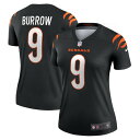 ナイキ レディース ユニフォーム トップス Joe Burrow Cincinnati Bengals Nike Women's Legend Jersey Black