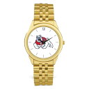 W[fB Y rv ANZT[ Fresno State Bulldogs Unisex Team Logo Rolled Linked Bracelet Wristwatch -