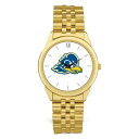 W[fB Y rv ANZT[ Delaware Fightin' Blue Hens Team Logo Rolled Link Bracelet Wristwatch -