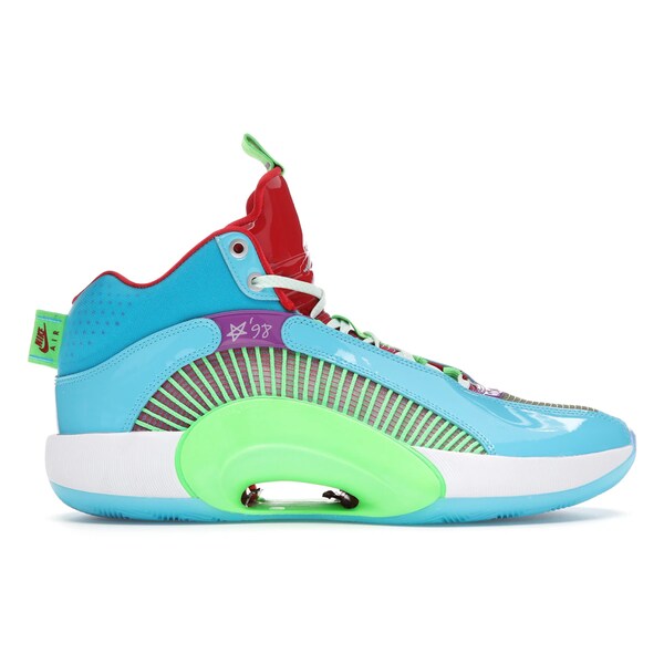 Jordan ジョーダン メンズ スニーカー 【Jordan XXXV Jayson Tatum Women in Power PE】 サイズ US_12.5(30.5cm) Light Blue/Lime-Red
