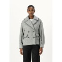 ツインセット レディース コート アウター JACKET - Short coat - fume/white