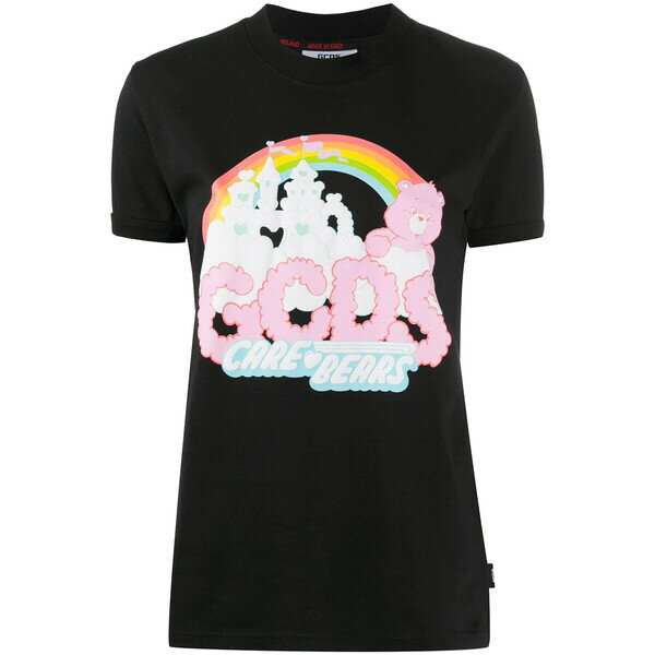 ジーシーディーエス レディース Tシャツ トップス GCDS x Care Bears Tシャツ Black