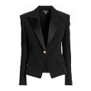 【送料無料】 バルマン レディース ジャケット&ブルゾン アウター Blazers Black
