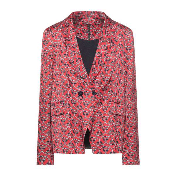 【送料無料】 マニラグレース レディース ジャケット＆ブルゾン アウター Blazers Red(4)