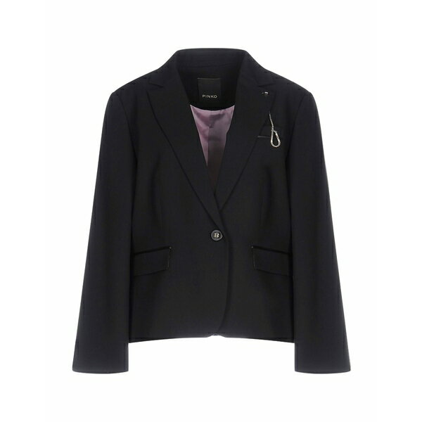 【送料無料】 ピンコ レディース ジャケット＆ブルゾン アウター Blazers Black
