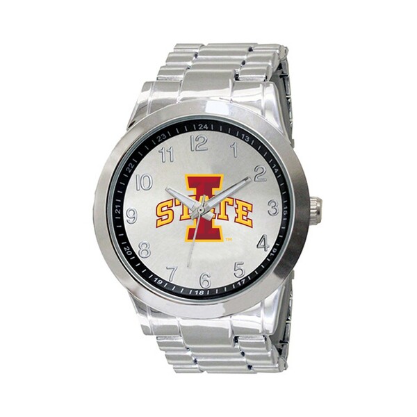 ジャーディン メンズ 腕時計 アクセサリー Iowa State Cyclones Integris Stainless Steel Watch Silver