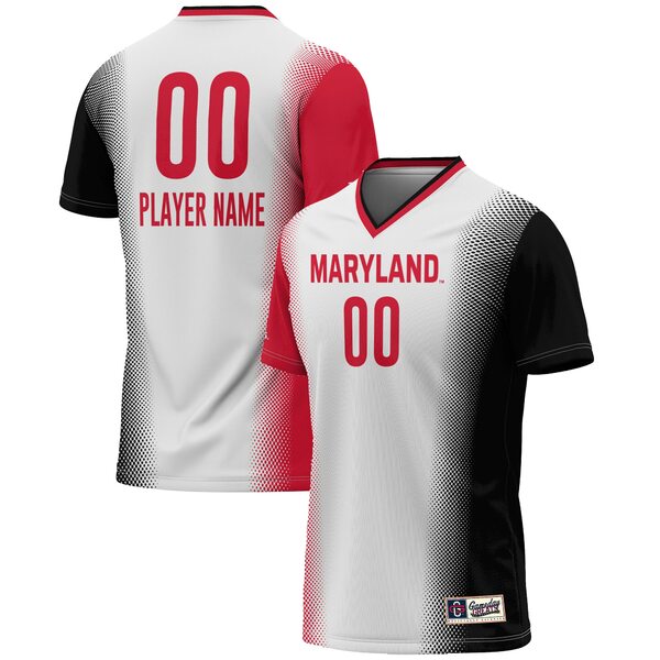 ゲームデイグレーツ メンズ ユニフォーム トップス Maryland Terrapins GameDay Greats Unisex NIL PickAPlayer Lightweight Women's Soccer Jersey Whiteのサムネイル