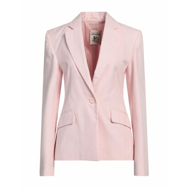 【送料無料】 セミクチュール レディース ジャケット＆ブルゾン アウター Blazers Pink