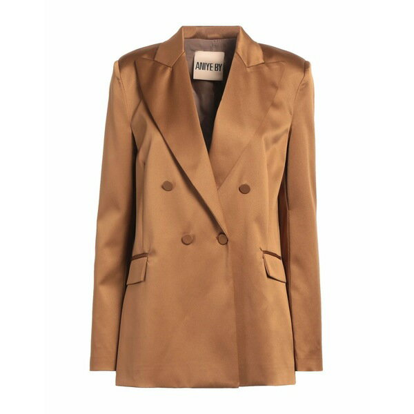 【送料無料】 アニエバイ レディース ジャケット&ブルゾン アウター Blazers Beige